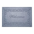 18" X 30" Gray Scrollwork Border Welcome Outdoor Polypropylene Door Mat