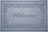 18" X 30" Gray Scrollwork Border Welcome Outdoor Polypropylene Door Mat