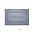 18" X 30" Gray Scrollwork Border Welcome Outdoor Polypropylene Door Mat