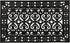 18" X 30" Black Scrollwork Outdoor Rubber Door Mat