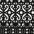 18" X 30" Black Scrollwork Outdoor Rubber Door Mat