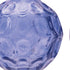 Set of Two Blue Glass Round Table Vases