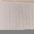 8" Beige Recycled Paper Textured Lines Urn Table Vase