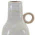11" Gray And White Ceramic Round Table Vase