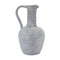 12" Gray Resin Round Pitcher Vase