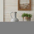 12" Gray Resin Round Pitcher Vase