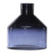 6" Blue Ombre Glass Round Table Vase