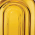 10" Amber Glass Table Vase