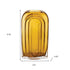 10" Amber Glass Table Vase