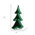 46" Green Acrylic Trees Christmas Christmas Tree Tabletop Sculpture with LED
