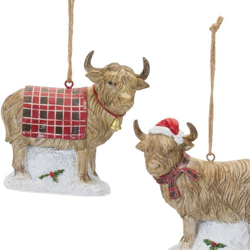 23" White And Red Acrylic Deer Christmas Tabletop Sign with LED