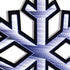 16" White Acrylic Christmas Snowflakes Tabletop Sign with LED