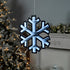 16" White Acrylic Christmas Snowflakes Tabletop Sign with LED