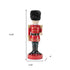 12" Black And Red Polyresin Christmas Nutcracker Figurine