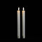 Set of Two Ivory Unscented Candle Flameless Taper Candles