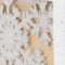 14" White Wood Tabletop Sculpture with LED