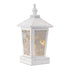 17" White Wood Tabletop Sculpture with LED