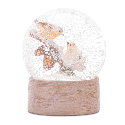 5" Beige Resin Bird Tabletop Sculpture