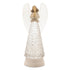 13" White Plastic Angel Tabletop Sculpture with LED