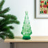 12" Green Plastic Trees Christmas Christmas Tree Tabletop Sculpture with LED