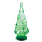 12" Green Plastic Trees Christmas Christmas Tree Tabletop Sculpture with LED