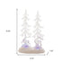 15" Clear Plastic Trees Tabletop Sculpture