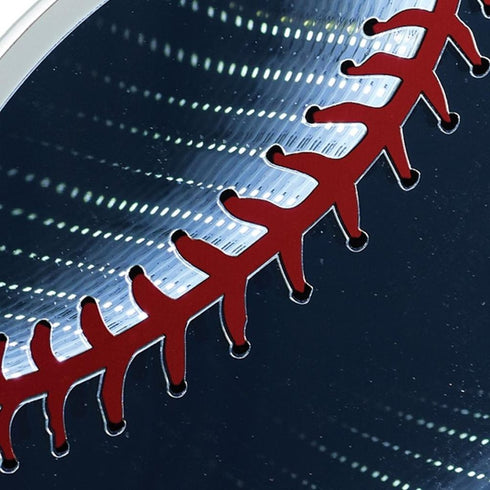 16" Red And White Acrylic Baseball Tabletop Sign with LED