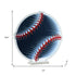 16" Red And White Acrylic Baseball Tabletop Sign with LED