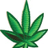 18" Green Acrylic Leaf Tabletop Sign with LED