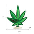 18" Green Acrylic Leaf Tabletop Sign with LED