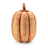 Set of Two Orange Wood Pumpkin Thanksgiving Pumpkin Tabletop Sculpture