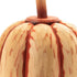 Set of Two Orange Wood Pumpkin Thanksgiving Pumpkin Tabletop Sculpture