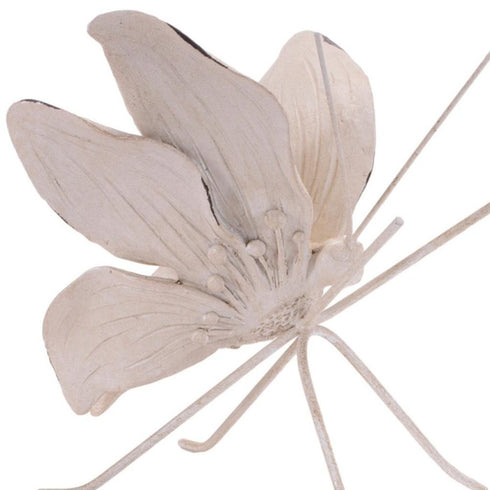 Set of Two Beige Polyresin Tabletop Sculpture