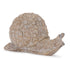 Set of Two Brown Polyresin Snail And Turtle Tabletop Sculptures