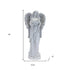 29" Gray Polyresin Angel Statue
