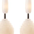 Set of Two Beige Flameless Taper Candles