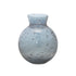 Set of Three Blue And Gray Seeded Glass Table Vases