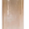 Set of Two Translucent Taupe Glass Cylinder Table Vases