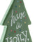 Set of Four Green Ceramic Trees Christmas Christmas Tree Tabletop Sculpture