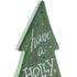 Set of Four Green Ceramic Trees Christmas Christmas Tree Tabletop Sculpture