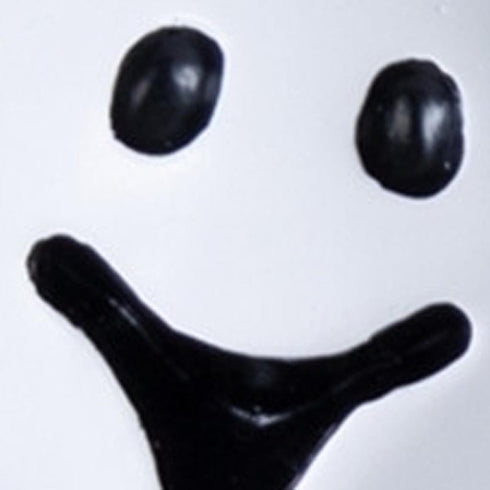 Set of Three White Polyresin Halloween Ghost Figurines
