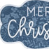 Set of Two Blue And White Christmas Home For The Holidays Wood Wall Decor