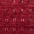 35" X 17" Red And White Christmas Advent Calendar Let it Snow Wood Hanging Wall Decor
