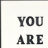 16" X 12" Black And White You Are Loved Framed Wall Decor