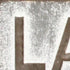 7" X 36" Gray Lake House Galvanized Metal Wall Decor