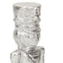 7" Silver Cast Iron Christmas Nutcracker Hand Painted Figurine