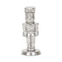 6" Silver Cast Iron Christmas Nutcracker Hand Painted Figurine