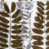 8" Clear And Green Botanical Leaf Glass Tabletop Pillar Candle Holder