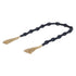 36" Dark Blue Wood Hand Painted Decorative Tassel