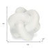 5" White Resin Knot Tabletop Sculpture